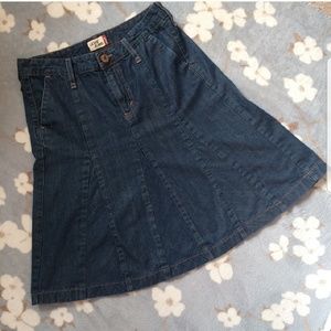 Levi's jean skirt fit & flare
